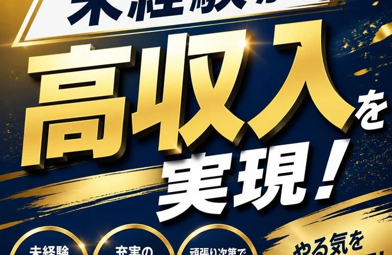 未経験から高収入を実現！